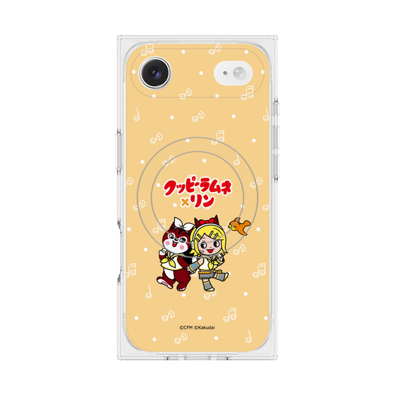 Premium Square Case with MagSafe［ Hatsune Miku × Kuppy Ramune - Kagamine Rin × Ram - Chibi Illustration ］