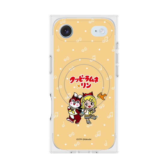 Premium Square Case with MagSafe［ Hatsune Miku × Kuppy Ramune - Kagamine Rin × Ram - Chibi Illustration ］
