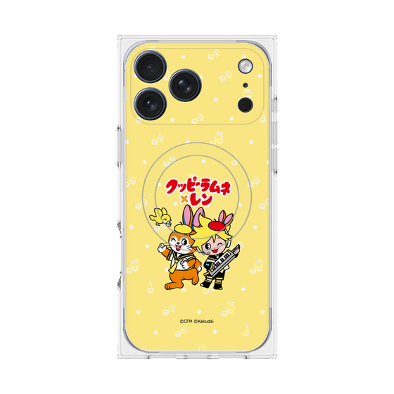 Premium Square Case with MagSafe［ Hatsune Miku × Kuppy Ramune - Kagamine Len × Kuppy - Chibi Illustration ］