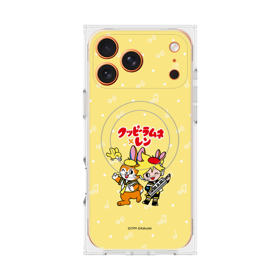Premium Square Case with MagSafe［ Hatsune Miku × Kuppy Ramune - Kagamine Len × Kuppy - Chibi Illustration ］