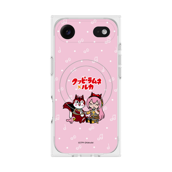 Premium Square Case with MagSafe［ Hatsune Miku × Kuppy Ramune - Megurine Luka × Ram - Chibi Illustration ］