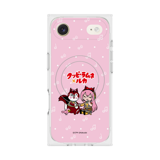 Premium Square Case with MagSafe［ Hatsune Miku × Kuppy Ramune - Megurine Luka × Ram - Chibi Illustration ］
