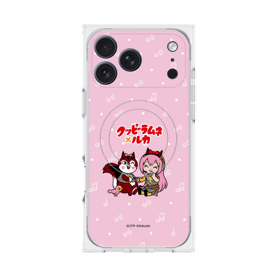 Premium Square Case with MagSafe［ Hatsune Miku × Kuppy Ramune - Megurine Luka × Ram - Chibi Illustration ］