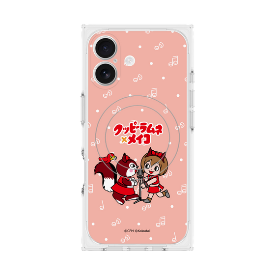 Premium Square Case with MagSafe［ Hatsune Miku × Kuppy Ramune - MEIKO × Ram - Chibi Illustration ］