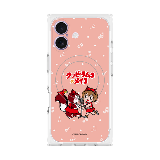 Premium Square Case with MagSafe［ Hatsune Miku × Kuppy Ramune - MEIKO × Ram - Chibi Illustration ］