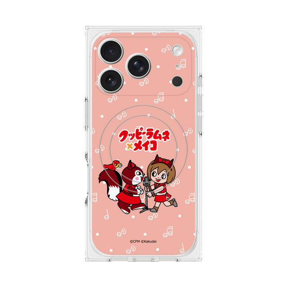 Premium Square Case with MagSafe［ Hatsune Miku × Kuppy Ramune - MEIKO × Ram - Chibi Illustration ］