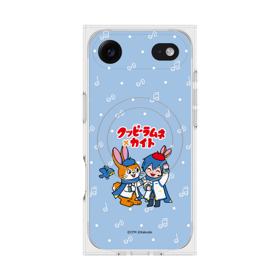 Premium Square Case with MagSafe［ Hatsune Miku × Kuppy Ramune - KAITO × Kuppy - Chibi Illustration ］