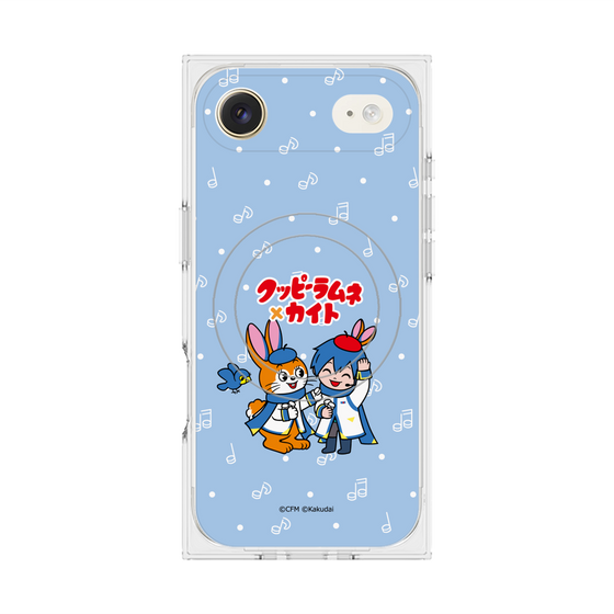 Premium Square Case with MagSafe［ Hatsune Miku × Kuppy Ramune - KAITO × Kuppy - Chibi Illustration ］