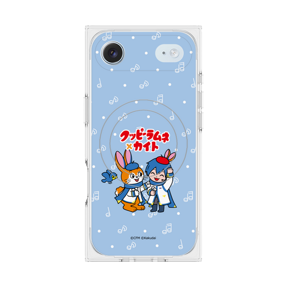 Premium Square Case with MagSafe［ Hatsune Miku × Kuppy Ramune - KAITO × Kuppy - Chibi Illustration ］