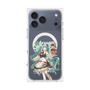 Premium Square Case with MagSafe［ Hatsune Miku × Kuppy Ramune - Hatsune Miku × Kuppy - Full-body Illustration 1 ］