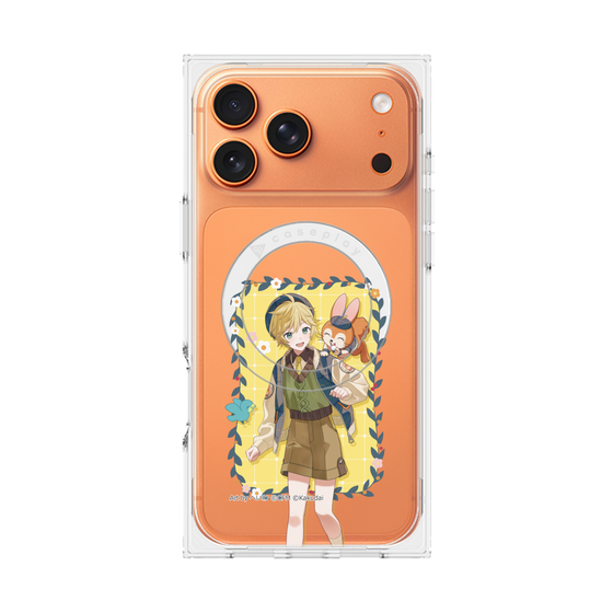 Premium Square Case with MagSafe［ Hatsune Miku × Kuppy Ramune - Kagamine Len × Kuppy - Full-body Illustration 1 ］