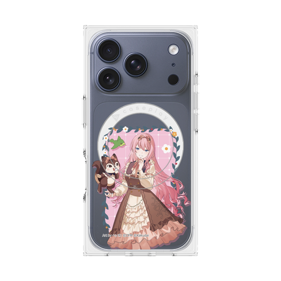 Premium Square Case with MagSafe［ Hatsune Miku × Kuppy Ramune - Megurine Luka × Ram - Full-body Illustration 1 ］