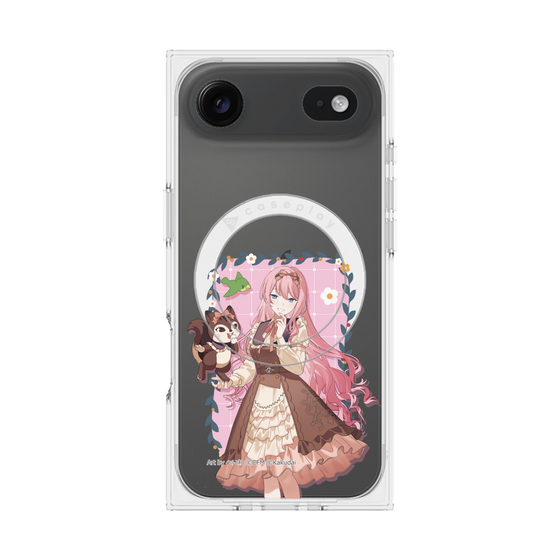 Premium Square Case with MagSafe［ Hatsune Miku × Kuppy Ramune - Megurine Luka × Ram - Full-body Illustration 1 ］