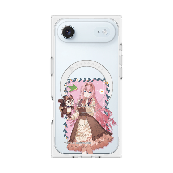 Premium Square Case with MagSafe［ Hatsune Miku × Kuppy Ramune - Megurine Luka × Ram - Full-body Illustration 1 ］