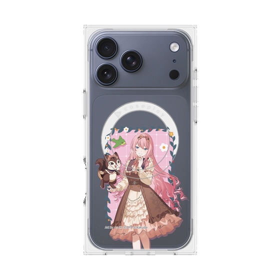 Premium Square Case with MagSafe［ Hatsune Miku × Kuppy Ramune - Megurine Luka × Ram - Full-body Illustration 1 ］