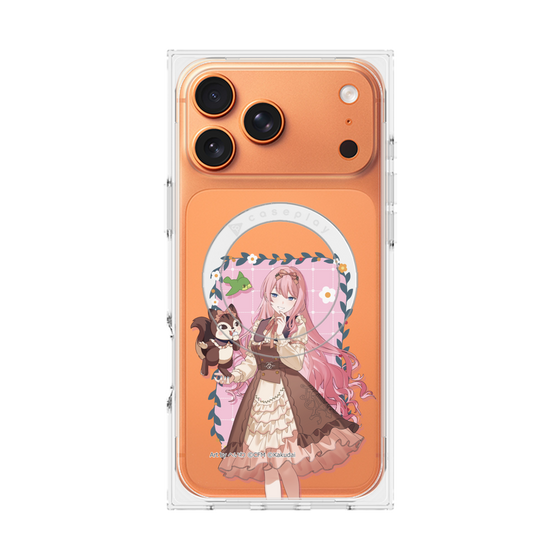 Premium Square Case with MagSafe［ Hatsune Miku × Kuppy Ramune - Megurine Luka × Ram - Full-body Illustration 1 ］