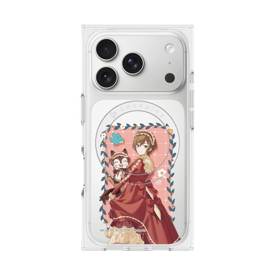 Premium Square Case with MagSafe［ Hatsune Miku × Kuppy Ramune - MEIKO × Ram - Full-body Illustration 1 ］