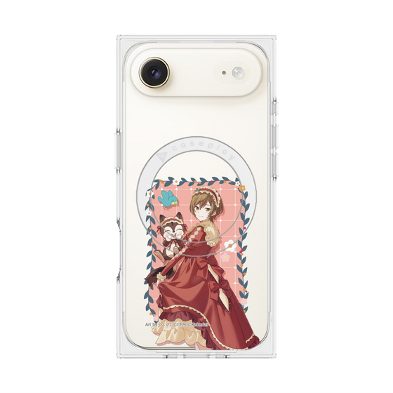 Premium Square Case with MagSafe［ Hatsune Miku × Kuppy Ramune - MEIKO × Ram - Full-body Illustration 1 ］
