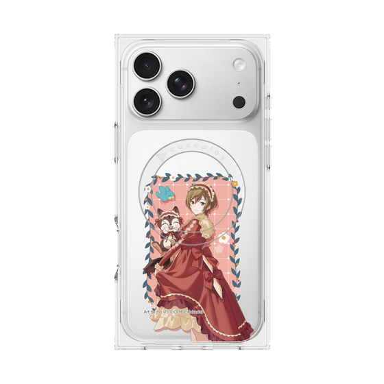 Premium Square Case with MagSafe［ Hatsune Miku × Kuppy Ramune - MEIKO × Ram - Full-body Illustration 1 ］