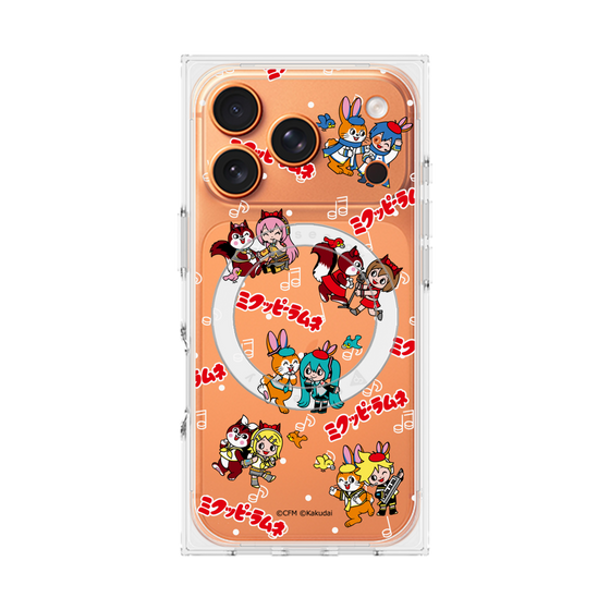 Premium Square Case with MagSafe［ Hatsune Miku × Kuppy Ramune - Overall Pattern ］