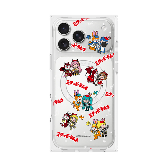 Premium Square Case with MagSafe［ Hatsune Miku × Kuppy Ramune - Overall Pattern ］