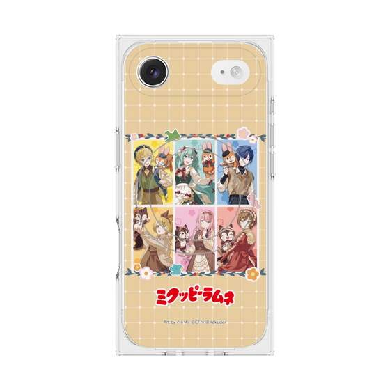 Premium Square Case with MagSafe［ Hatsune Miku × Kuppy Ramune - Full-body Illustration ］