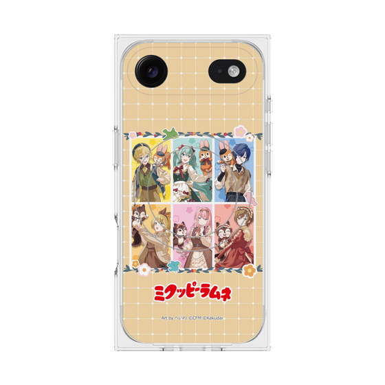 Premium Square Case with MagSafe［ Hatsune Miku × Kuppy Ramune - Full-body Illustration ］