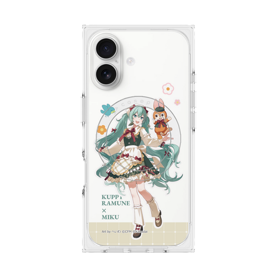 Premium Square Case with MagSafe［ Hatsune Miku × Kuppy Ramune - Hatsune Miku × Kuppy - Full-body Illustration 2 ］