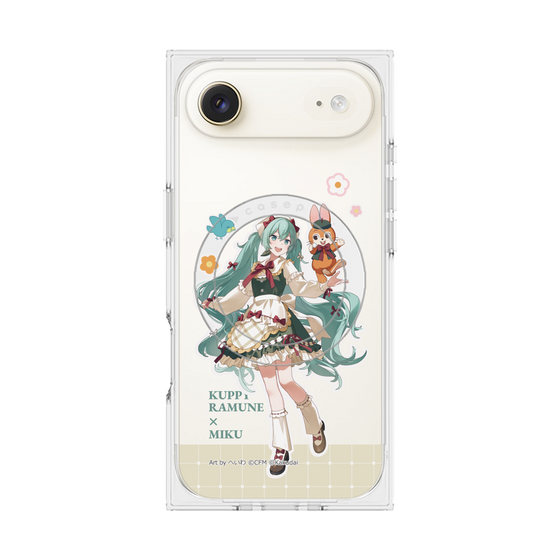 Premium Square Case with MagSafe［ Hatsune Miku × Kuppy Ramune - Hatsune Miku × Kuppy - Full-body Illustration 2 ］
