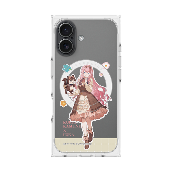 Premium Square Case with MagSafe［ Hatsune Miku × Kuppy Ramune - Megurine Luka × Ram - Full-body Illustration 2 ］