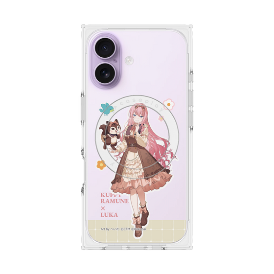 Premium Square Case with MagSafe［ Hatsune Miku × Kuppy Ramune - Megurine Luka × Ram - Full-body Illustration 2 ］