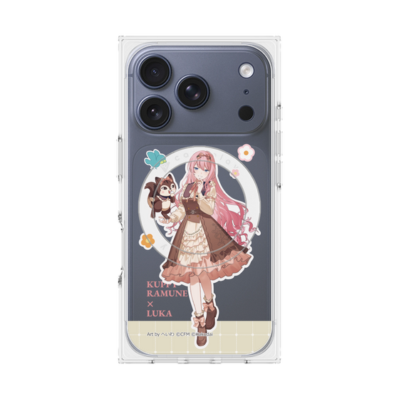 Premium Square Case with MagSafe［ Hatsune Miku × Kuppy Ramune - Megurine Luka × Ram - Full-body Illustration 2 ］