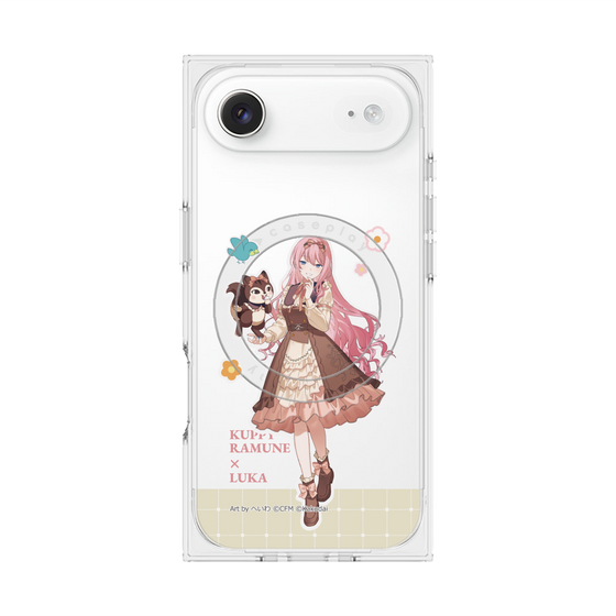 Premium Square Case with MagSafe［ Hatsune Miku × Kuppy Ramune - Megurine Luka × Ram - Full-body Illustration 2 ］
