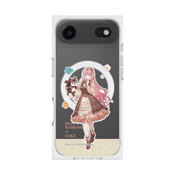 Premium Square Case with MagSafe［ Hatsune Miku × Kuppy Ramune - Megurine Luka × Ram - Full-body Illustration 2 ］