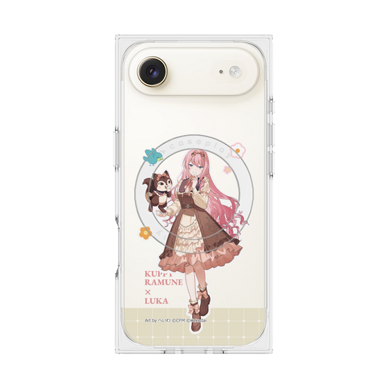 Premium Square Case with MagSafe［ Hatsune Miku × Kuppy Ramune - Megurine Luka × Ram - Full-body Illustration 2 ］