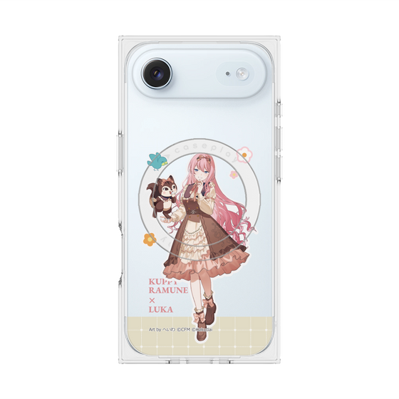 Premium Square Case with MagSafe［ Hatsune Miku × Kuppy Ramune - Megurine Luka × Ram - Full-body Illustration 2 ］
