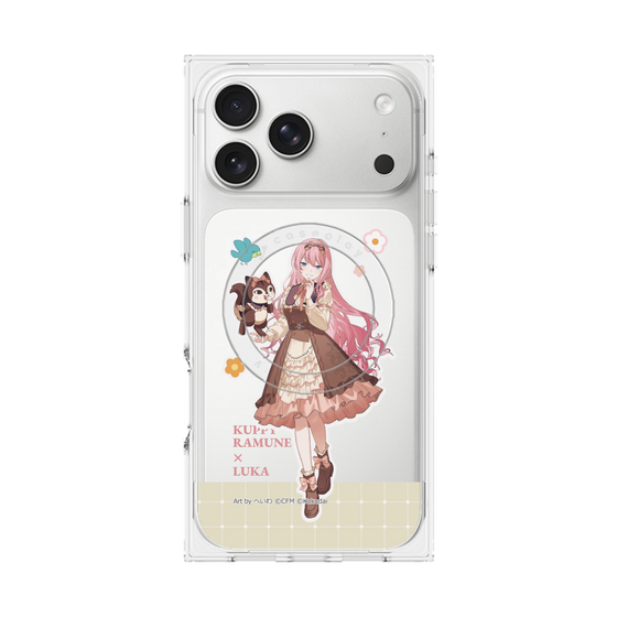 Premium Square Case with MagSafe［ Hatsune Miku × Kuppy Ramune - Megurine Luka × Ram - Full-body Illustration 2 ］