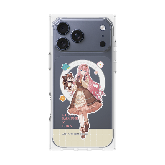 Premium Square Case with MagSafe［ Hatsune Miku × Kuppy Ramune - Megurine Luka × Ram - Full-body Illustration 2 ］