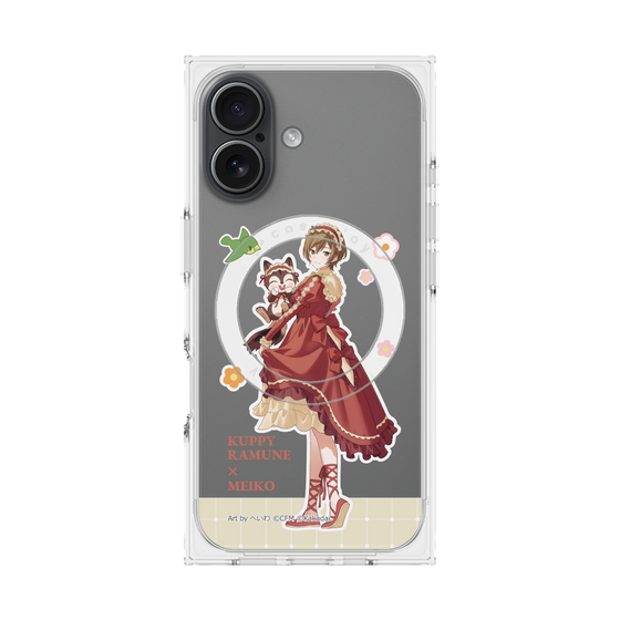 Premium Square Case with MagSafe［ Hatsune Miku × Kuppy Ramune - MEIKO × Ram - Full-body Illustration 2 ］