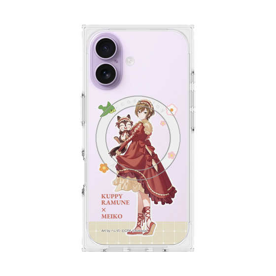 Premium Square Case with MagSafe［ Hatsune Miku × Kuppy Ramune - MEIKO × Ram - Full-body Illustration 2 ］