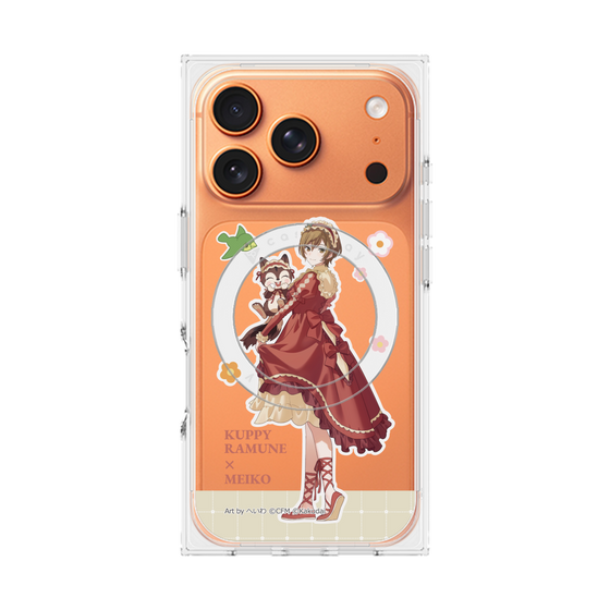 Premium Square Case with MagSafe［ Hatsune Miku × Kuppy Ramune - MEIKO × Ram - Full-body Illustration 2 ］