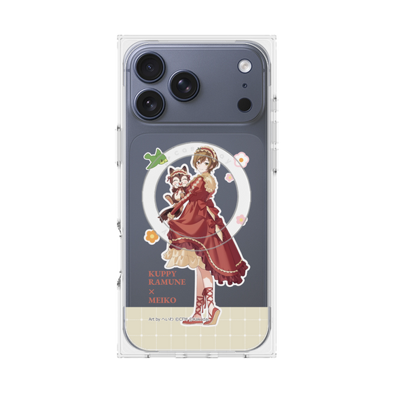 Premium Square Case with MagSafe［ Hatsune Miku × Kuppy Ramune - MEIKO × Ram - Full-body Illustration 2 ］