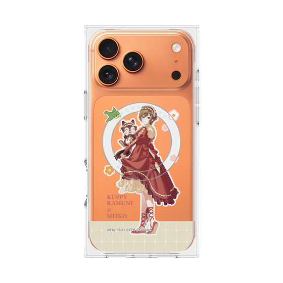 Premium Square Case with MagSafe［ Hatsune Miku × Kuppy Ramune - MEIKO × Ram - Full-body Illustration 2 ］