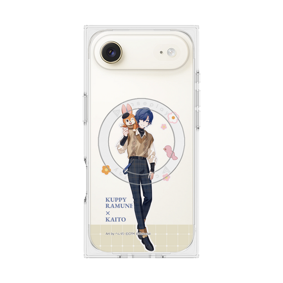 Premium Square Case with MagSafe［ Hatsune Miku × Kuppy Ramune - KAITO × Kuppy - Full-body Illustration 2 ］