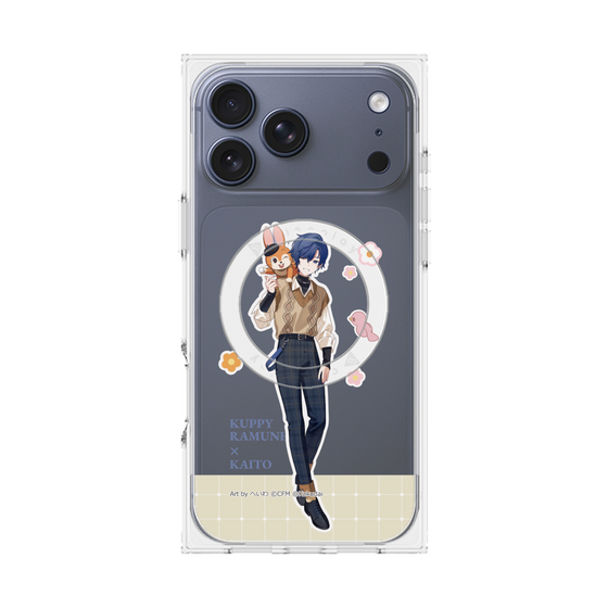 Premium Square Case with MagSafe［ Hatsune Miku × Kuppy Ramune - KAITO × Kuppy - Full-body Illustration 2 ］