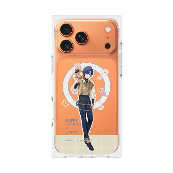 Premium Square Case with MagSafe［ Hatsune Miku × Kuppy Ramune - KAITO × Kuppy - Full-body Illustration 2 ］