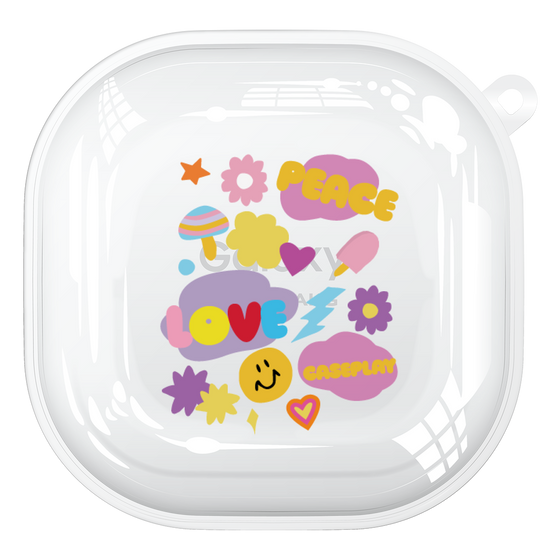 Galaxy Buds2 Pro Case［ Original - LOVE & PEACE ］