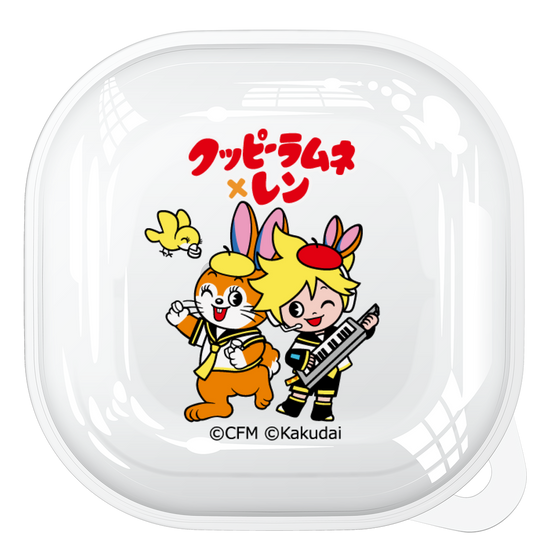 Galaxy Buds2 Case［ Hatsune Miku × Kuppy Ramune – Kagamine Len × Kuppy – Chibi Illustration ］