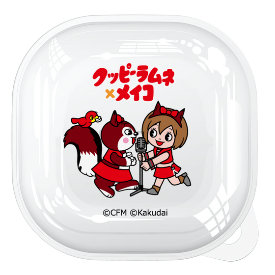 Galaxy Buds2 Case［ Hatsune Miku × Kuppy Ramune – MEIKO × Ram – Chibi Illustration ］