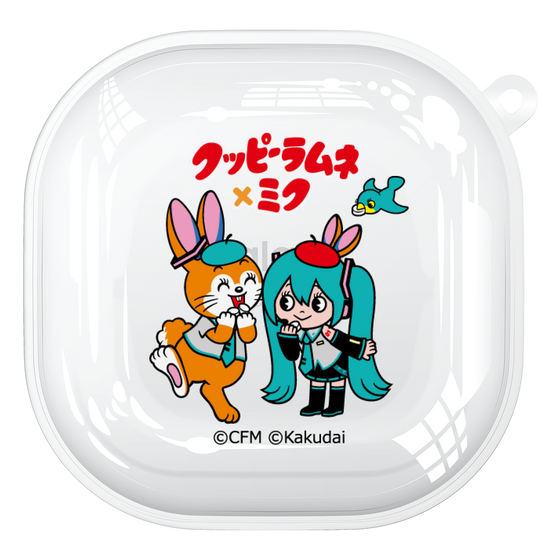 Galaxy Buds Pro Case［ Hatsune Miku × Kuppy Ramune – Hatsune Miku × Kuppy – Chibi Illustration ］